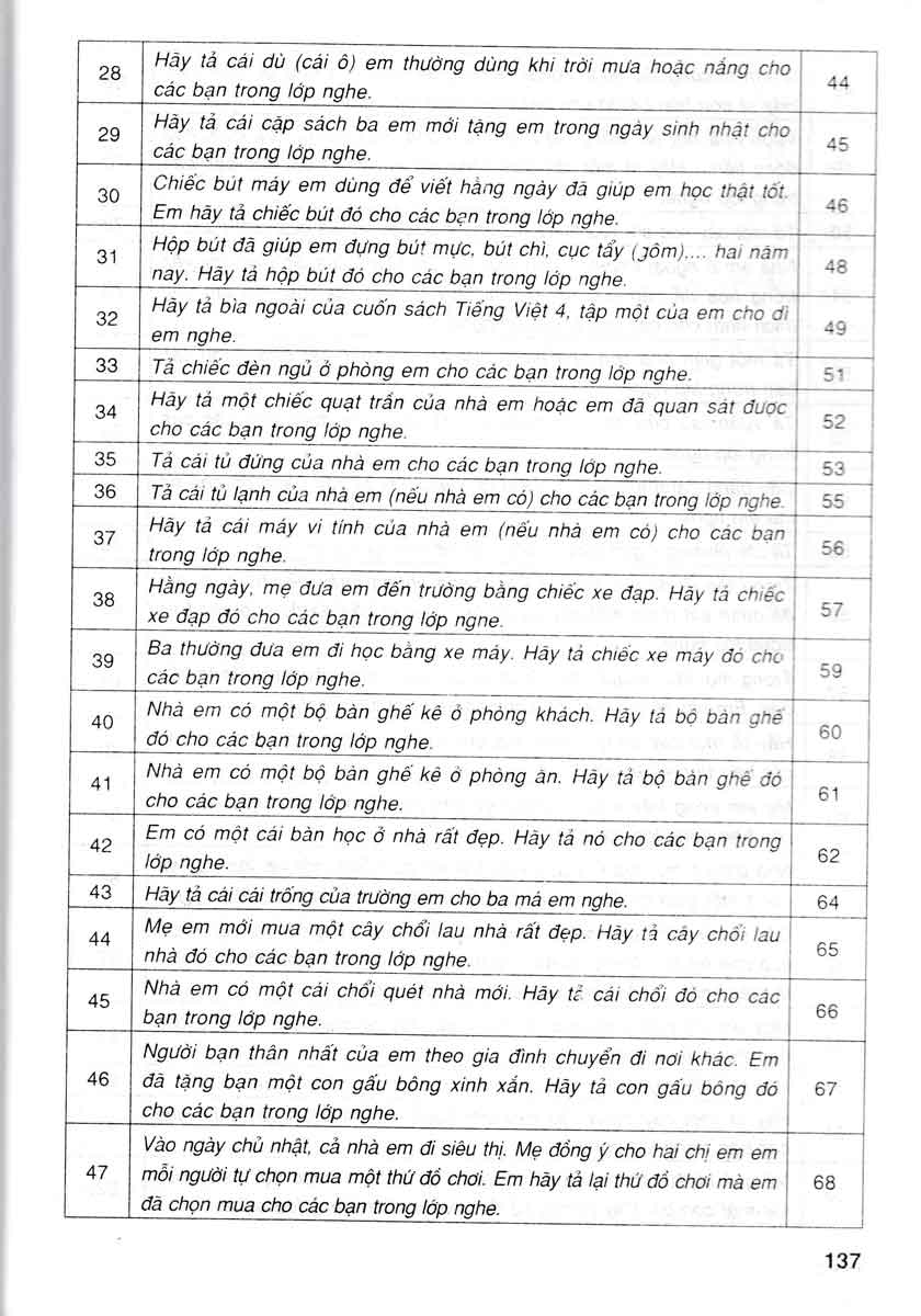 DÀN BÀI TẬP LÀM VĂN LỚP 4 (Dùng chung cho các bộ SGK hiện hành)